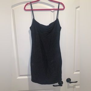 Black sparkly Princess Polly mini dress